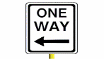 one-way street