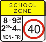 school zone speed limit
