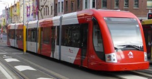 tram from front