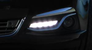 daytime running lights on Holden Calais