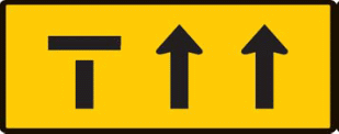 lane closed ahead