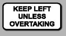 keep left unless overtaking