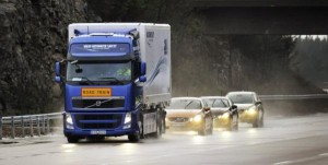 vehicle platooning-volvo-roadtrain-1