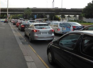 queuing traffic sydney