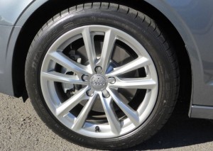 Audi A3's wheels a slightly softer with the higher sidewalls