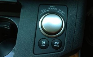 electric vehicle and drive modes in a lexus es350