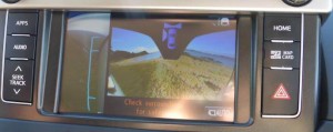 Front-mounted camera on Toyota Land Cruiser