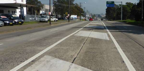 Parramatta Road median strip