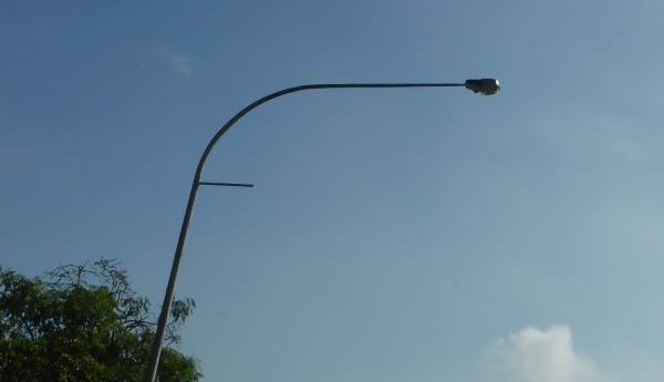 street light silhouette