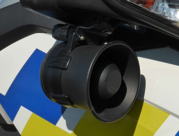 police motorbike front siren 1