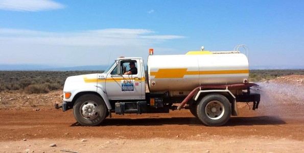 Water tanker truck