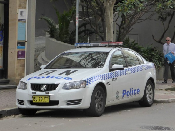 police car parked