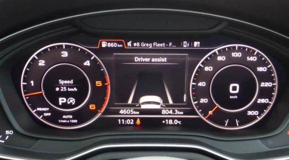 Audi A4 TDI quattro sport 2016 instruments