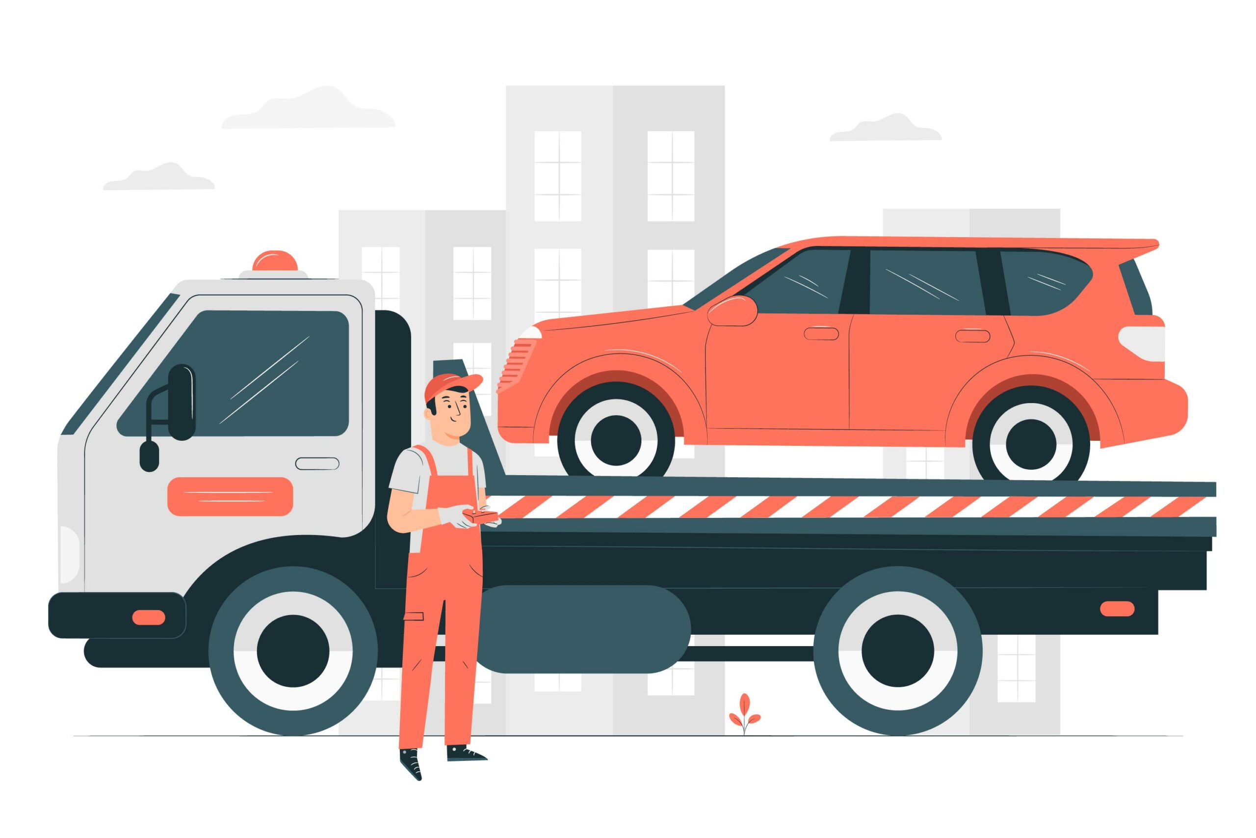 Nightfall Disruption: Car Towed In The Heart Of New Orleans